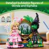 imageLEGO Wicked Elphaba ampamp Glinda Figures Building Toys  Wicked Toys for Kids Girls ampamp Boys Age 10  Buildable Wicked Dolls  Birthday Gift Idea  75682