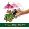 imageMattel Universal Pictures Wicked Emerald City Dessert Cart Toy with Cart ampamp Elphaba Small Doll ampamp 7 Accessories Inspired by The Movie