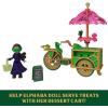 imageMattel Universal Pictures Wicked Emerald City Dessert Cart Toy with Cart ampamp Elphaba Small Doll ampamp 7 Accessories Inspired by The Movie