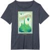 imageWicked Greetings From The Fantabulous Emerald City TShirtHeather Blue