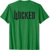 imageWicked Logo Front ampamp Back TShirt Small GreenKelly Green