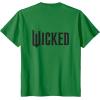 imageWicked Logo Front ampamp Back TShirt Small GreenKelly Green