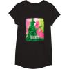 imageWicked UnisexKids Movie TieIn TShirt Black Small Short Sleeve Crew Neck Tonal Effect Movie DesignBlack