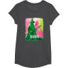 imageWicked UnisexKids Movie TieIn TShirt Black Small Short Sleeve Crew Neck Tonal Effect Movie DesignDark Heather Grey