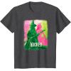 imageWicked UnisexKids Movie TieIn TShirt Black Small Short Sleeve Crew Neck Tonal Effect Movie DesignDark Heather Grey