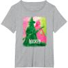 imageWicked UnisexKids Movie TieIn TShirt Black Small Short Sleeve Crew Neck Tonal Effect Movie DesignHeather Grey