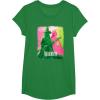imageWicked UnisexKids Movie TieIn TShirt Black Small Short Sleeve Crew Neck Tonal Effect Movie DesignKelly Green
