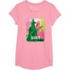 imageWicked UnisexKids Movie TieIn TShirt Black Small Short Sleeve Crew Neck Tonal Effect Movie DesignPink