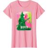 imageWicked UnisexKids Movie TieIn TShirt Black Small Short Sleeve Crew Neck Tonal Effect Movie DesignPink