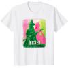 imageWicked UnisexKids Movie TieIn TShirt Black Small Short Sleeve Crew Neck Tonal Effect Movie DesignWhite