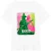 imageWicked UnisexKids Movie TieIn TShirt Black Small Short Sleeve Crew Neck Tonal Effect Movie DesignWhite