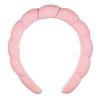 imageConair Spa Makeup and Face Washing Headband Pink Bubble Design 1 Count UltraAbsorbent Microfiber Headband for Washing Face Soft Terry Cloth NoSqueeze NoPull Band Gentle on Hair and HeadPink