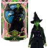 imageMattel Universal Wicked Elphaba Fashion Doll ampamp Accessories with Green Skin Braided Black Hair Posability ampamp Removable Ballroom Look