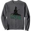 imageWicked Elphaba Defying Pose SweatshirtDark Heather Grey