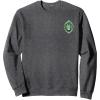 imageWicked Off To Meet The Wizard Emerald City Front ampamp Back SweatshirtDark Heather Grey