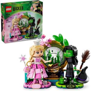 imageLEGO Wicked Elphaba ampamp Glinda Figures Building Toys  Wicked Toys for Kids Girls ampamp Boys Age 10  Buildable Wicked Dolls  Birthday Gift Idea  75682