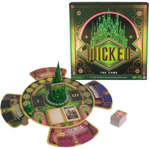imageSpin Master Games Wicked The Game an Original Concept Based on The New Movie Wicked Begin Your Amazafying Adventure with Glinda ampamp Elphaba for Fans of Musicals 24 Players for Ages 10 ampamp Up