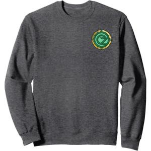 imageWicked City Made Of Emeralds Front ampamp Back SweatshirtDark Heather Grey