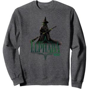 imageWicked Elphaba Defying Pose SweatshirtDark Heather Grey