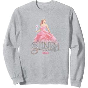 imageWicked Glinda Elegant Pose SweatshirtHeather Grey