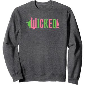 imageWicked Pink ampamp Green SweatshirtDark Heather Grey