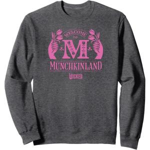 imageWicked Welcome To Munchkinland SweatshirtDark Heather Grey