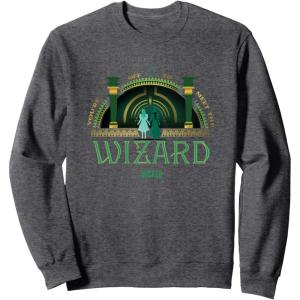 imageWicked Youre Off To Meet The Wizard SweatshirtDark Heather Grey