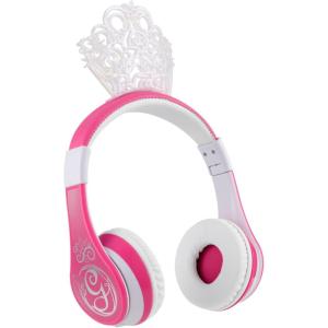 imageeKids Wicked Glinda Bluetooth Headphones Wireless Headphones with Microphone Includes Aux Cord Volume Reduced Kids Foldable Earphones for School Home or Travel
