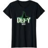 imageWicked Defy TShirt  Black Small Unisex Short Sleeve VNeck Modern Letter Print Movie TieIn HolidayBlack
