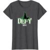 imageWicked Defy TShirt  Black Small Unisex Short Sleeve VNeck Modern Letter Print Movie TieIn HolidayDark Heather Grey