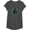 imageWicked Elphaba Portrait TShirt  Black Unisex Small Short Sleeve MovieTShirt TShirtDark Heather Grey