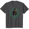 imageWicked Elphaba Portrait TShirt  Black Unisex Small Short Sleeve MovieTShirt TShirtDark Heather Grey