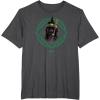 imageWicked Elphaba Portrait TShirt  Black Unisex Small Short Sleeve MovieTShirt TShirtDark Heather Grey