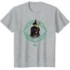 imageWicked Elphaba Portrait TShirt  Black Unisex Small Short Sleeve MovieTShirt TShirtHeather Grey