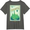 imageWicked Greetings From Emerald City Front ampamp Back TShirtAsphalt Grey