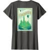 imageWicked Greetings From Emerald City Front ampamp Back TShirtAsphalt Grey