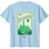 imageWicked Greetings From Emerald City Front ampamp Back TShirtBaby Blue