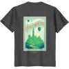 imageWicked Greetings From Emerald City Front ampamp Back TShirtDark Heather Grey