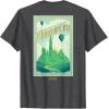 imageWicked Greetings From Emerald City Front ampamp Back TShirtDark Heather Grey