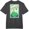 imageWicked Greetings From Emerald City Front ampamp Back TShirtDark Heather Grey