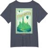 imageWicked Greetings From Emerald City Front ampamp Back TShirtHeather Blue