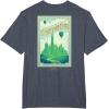 imageWicked Greetings From Emerald City Front ampamp Back TShirtHeather Blue