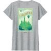 imageWicked Greetings From Emerald City Front ampamp Back TShirtHeather Grey
