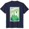 imageWicked Greetings From Emerald City Front ampamp Back TShirtNavy Blue