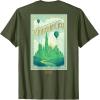 imageWicked Greetings From Emerald City Front ampamp Back TShirtOlive Green