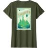 imageWicked Greetings From Emerald City Front ampamp Back TShirtOlive Green