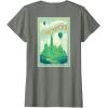 imageWicked Greetings From Emerald City Front ampamp Back TShirtOlive Heather