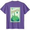 imageWicked Greetings From Emerald City Front ampamp Back TShirtPurple Heather