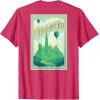 imageWicked Greetings From Emerald City Front ampamp Back TShirtRed Heather