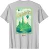 imageWicked Greetings From Emerald City Front ampamp Back TShirtSilver Grey